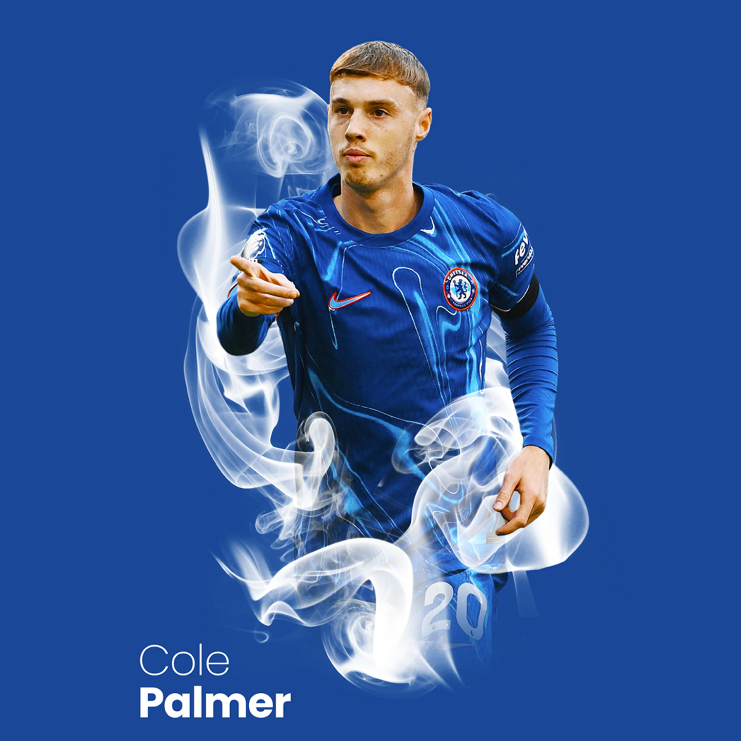 Chelsea | Cole Palmer Print | Special Edition Inverted