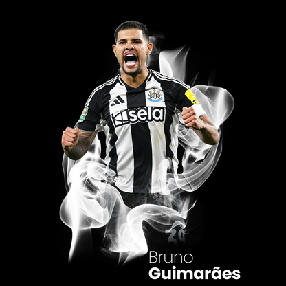 Newcastle United | Bruno Guimaraes | Print | Special Edition Inverted