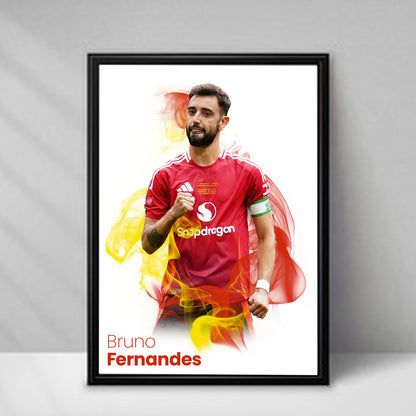 Manchester United | Bruno Fernandes Print